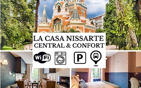 La Casa Nissarte - Centre Ville Pres Gare - Wifi -Parking , Confort Et Cosy